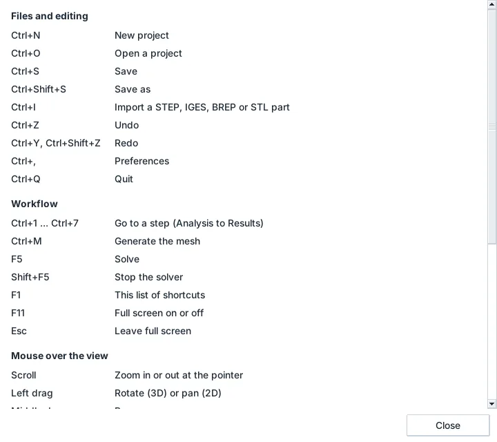 Shortcuts